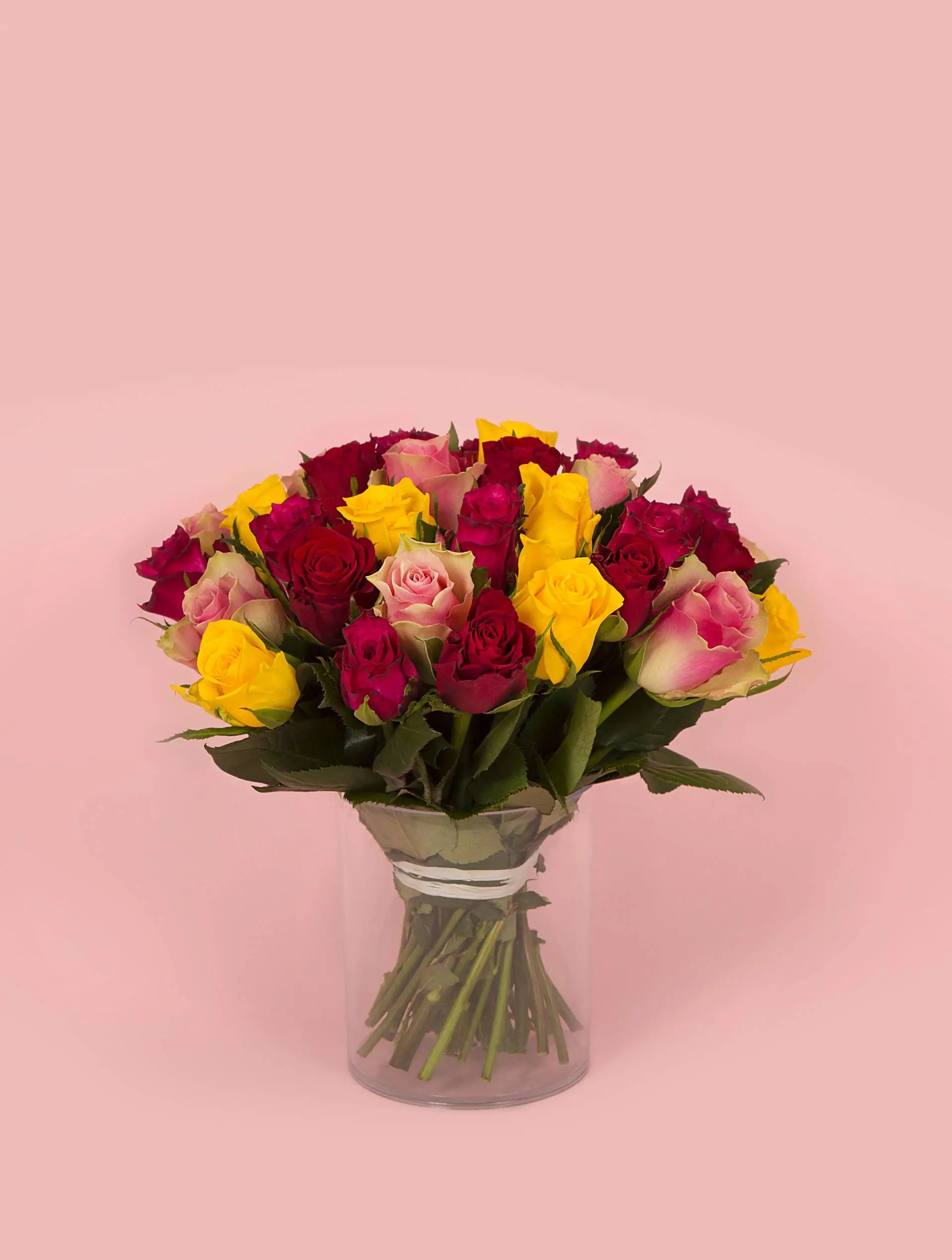 Tutti frutti - bouquet de roses colorées