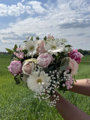 bouquet fleurs sorbet