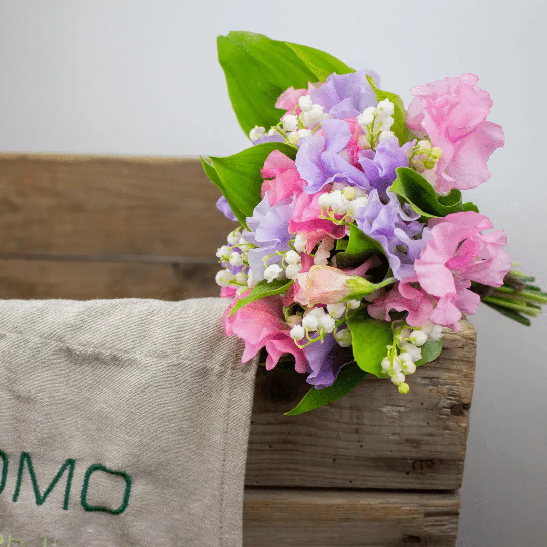 Bouquet du 1er mai : Muguet, Pois de senteur