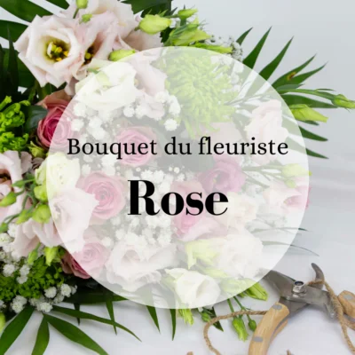 Bouquet du fleuriste rose
