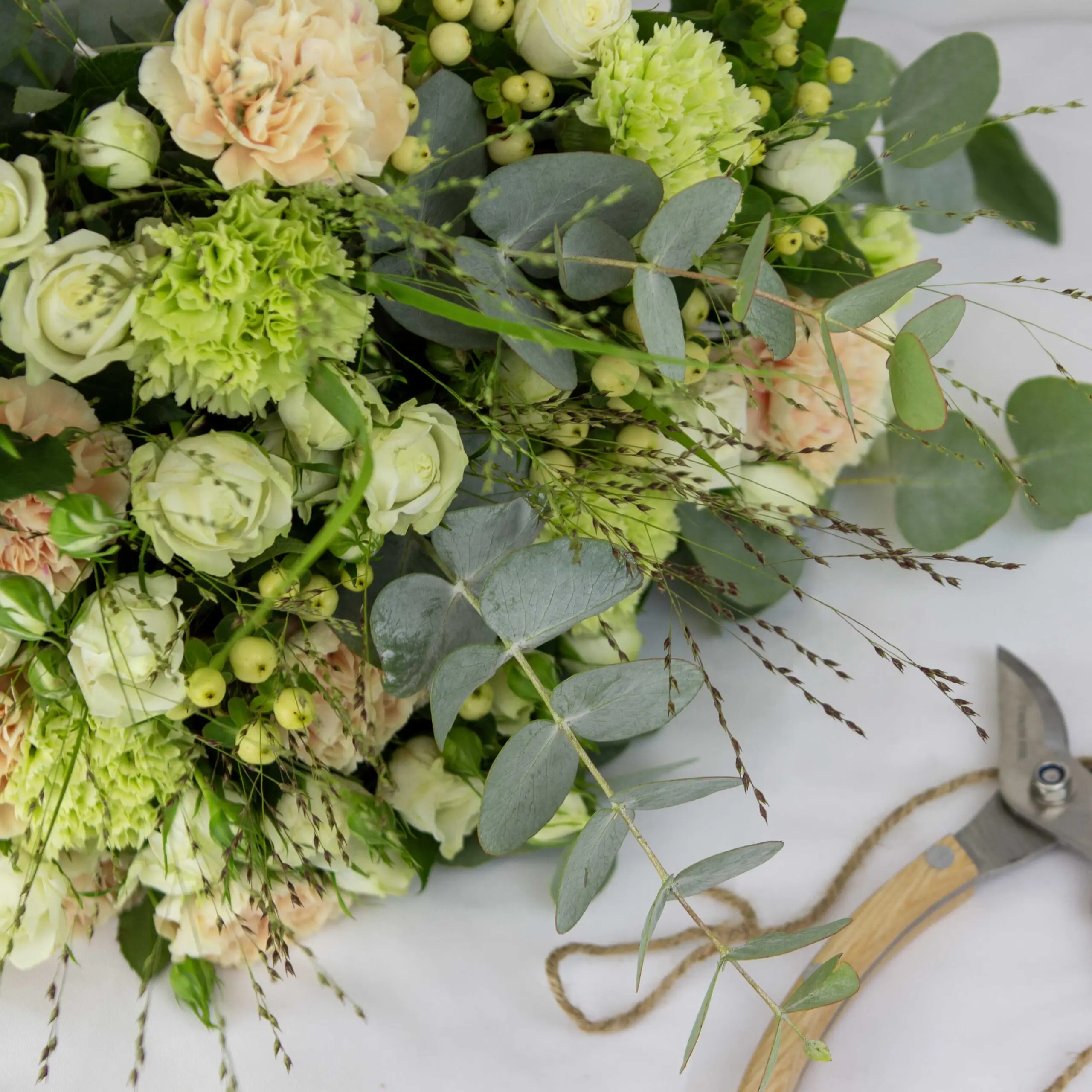 Bouquet création du fleuriste pastel