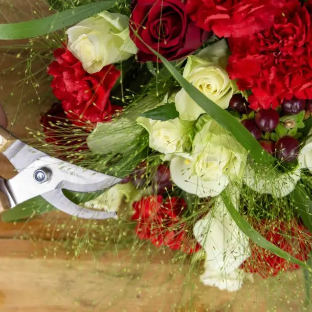 Bouquet Romance écarlate