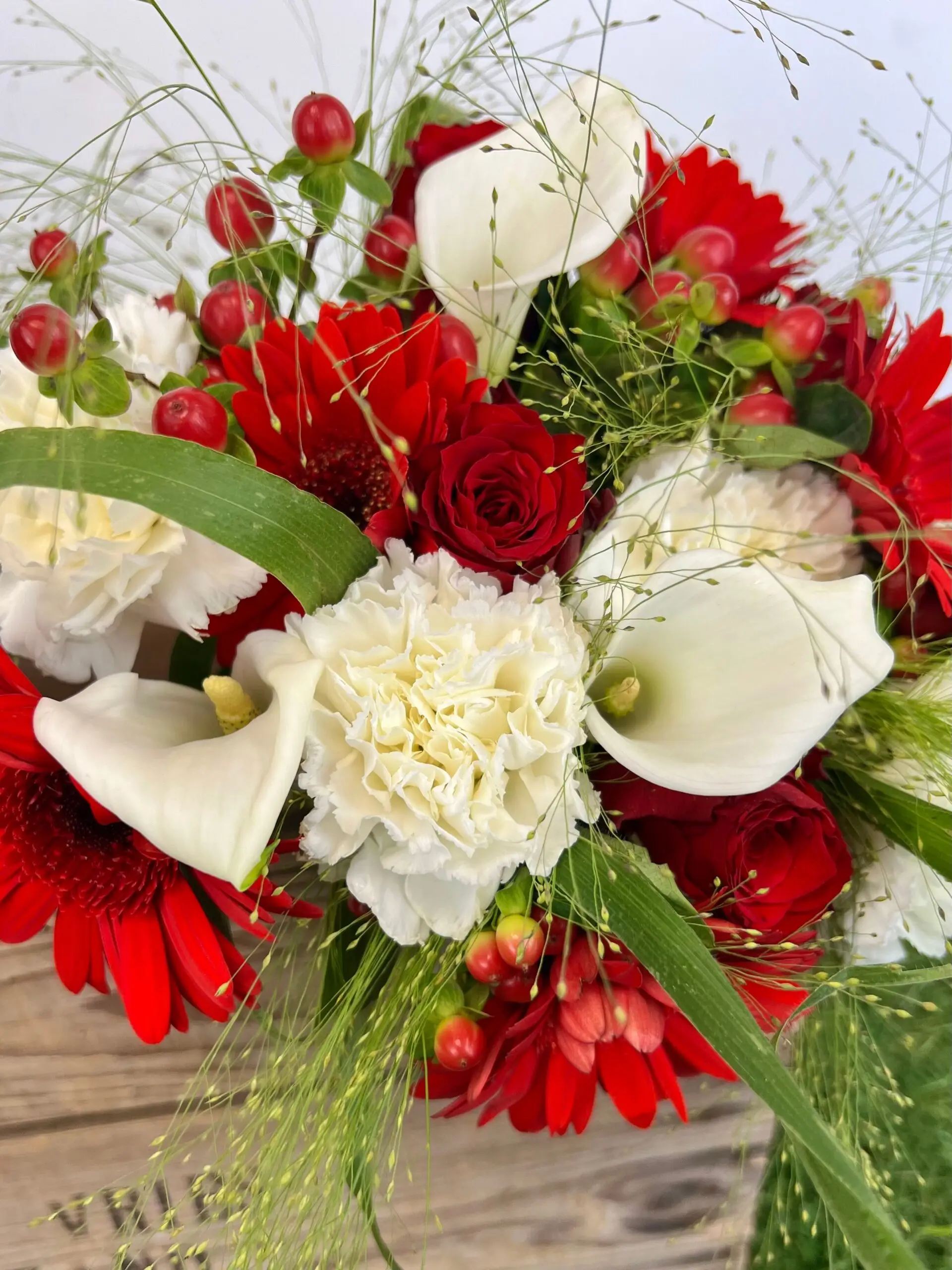 Nouveau Bouquet Romance écarlate