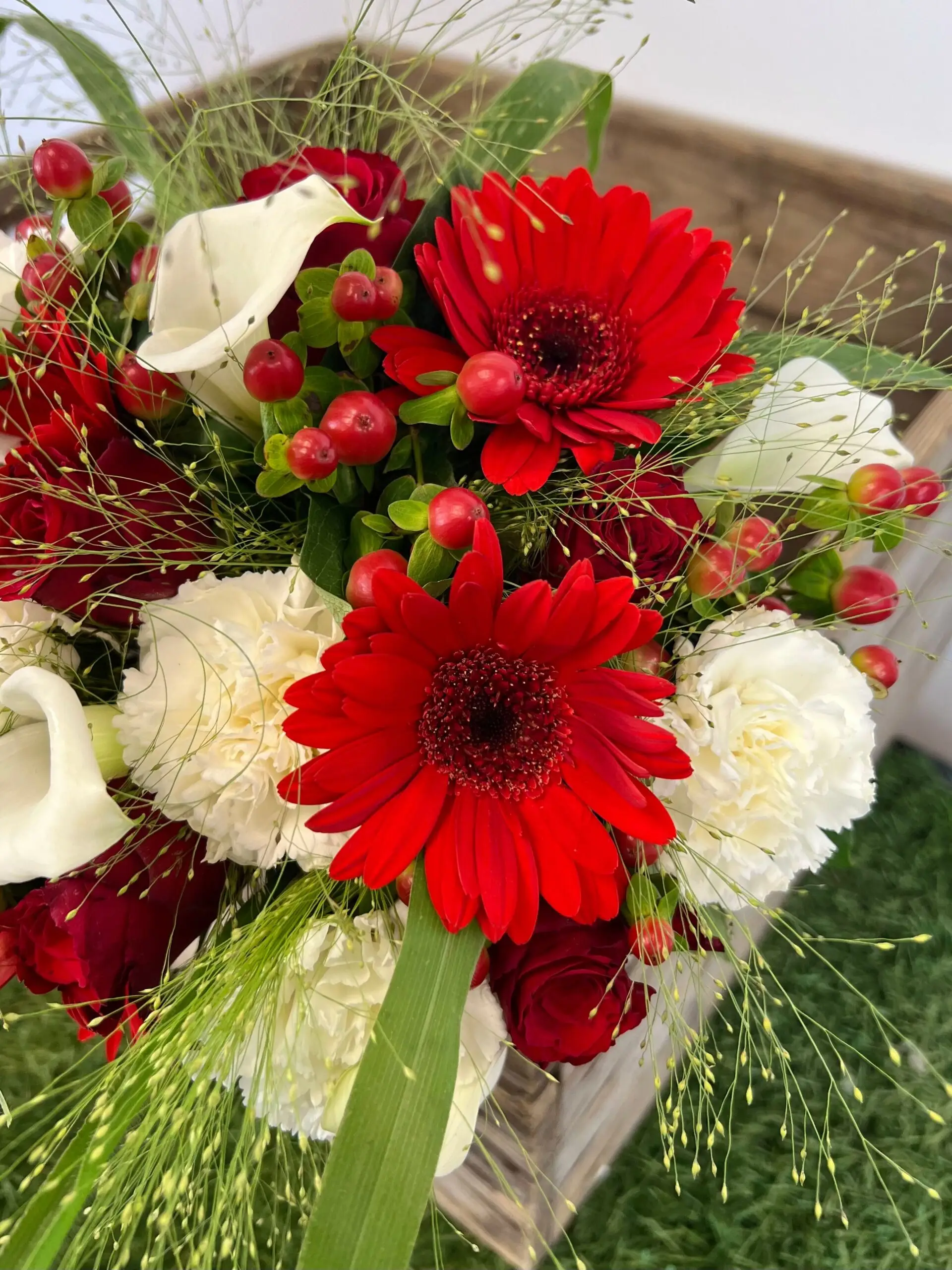 Nouveau Bouquet Romance écarlate