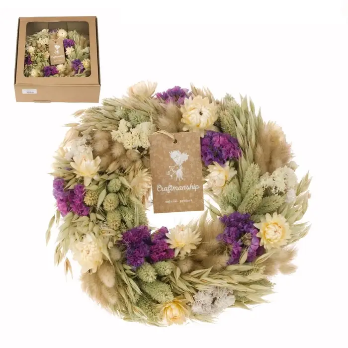 Couronne de Fleurs Séchées Caroline