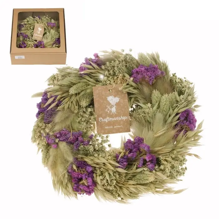 Couronne de Fleurs Séchées Déborah