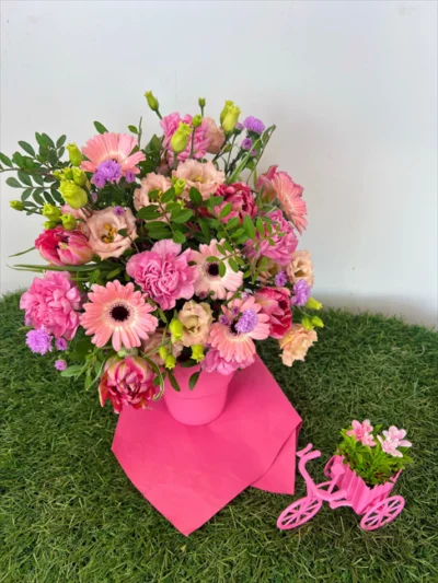Bouquet Colors de Mars dans les tons roses