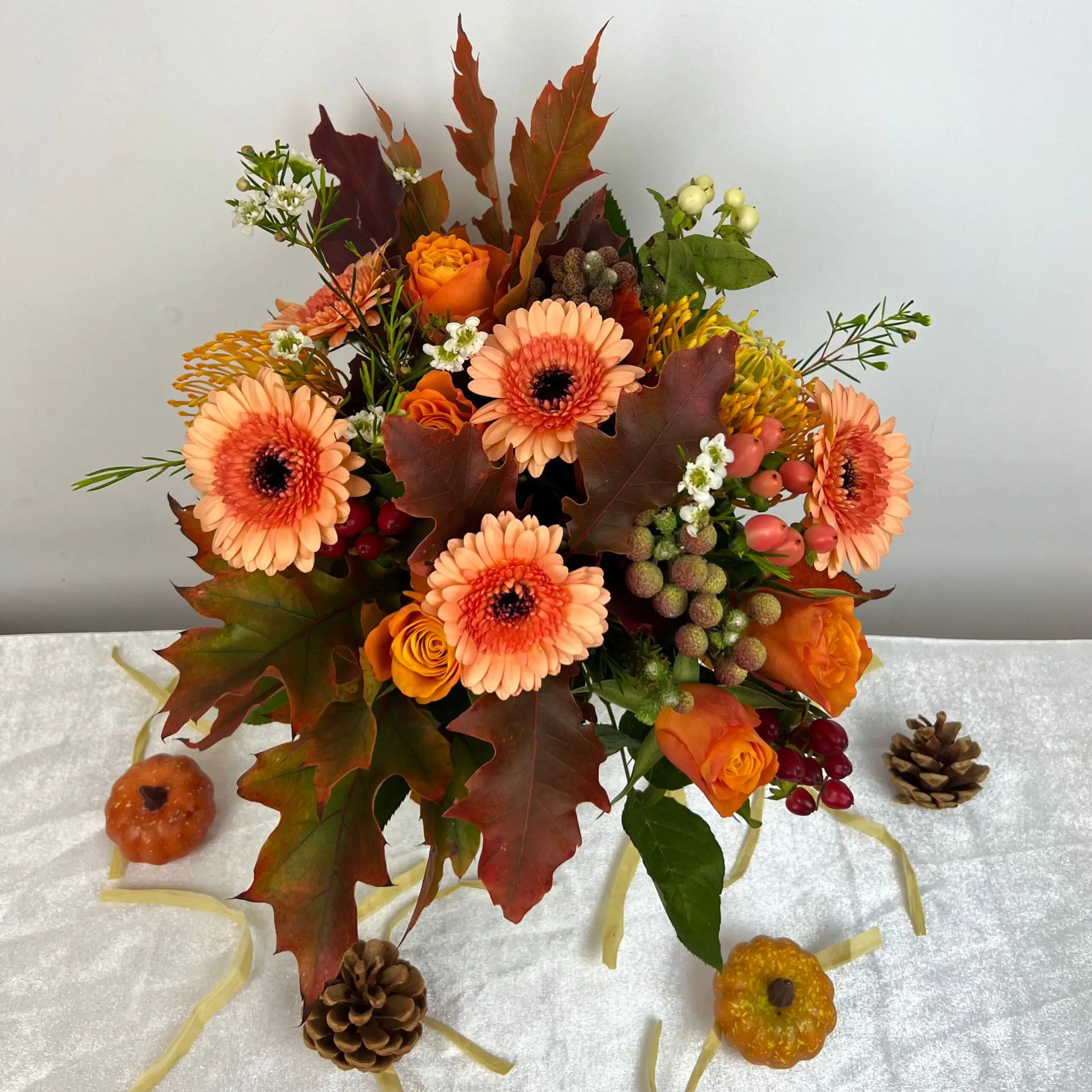 Bouquet Châtaigne dans des couleurs chaudes et automnales