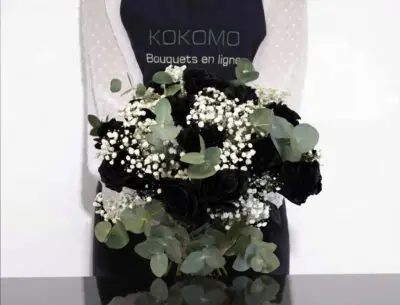 Bouquet Roses Noires